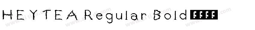 HEYTEA Regular Bold字体转换